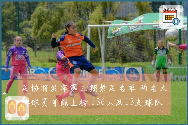 足协将发布第三期禁足名单 两名大牌球员可能上榜 136人及13支球队已受到处罚