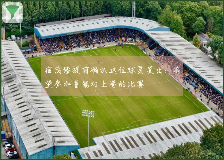 宿茂臻提前确认这位球员复出，有望参加鲁能对上港的比赛